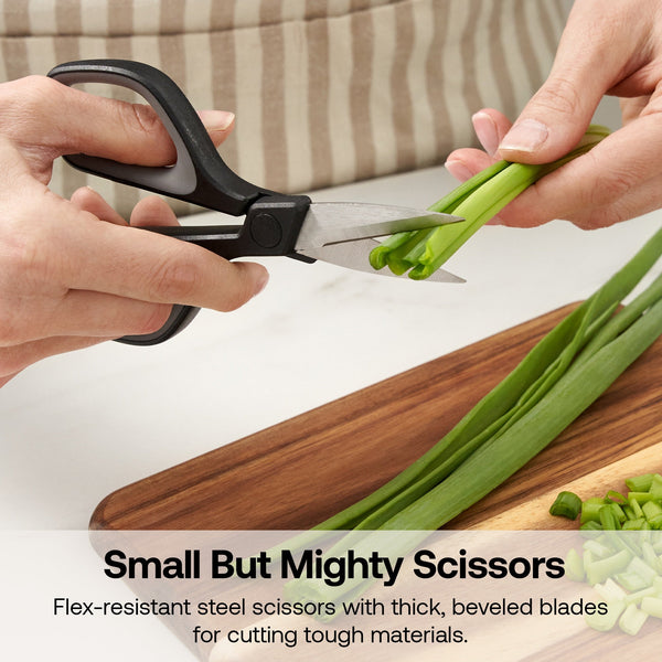 Mini-Schere und klassischer Messerschärfer – Set